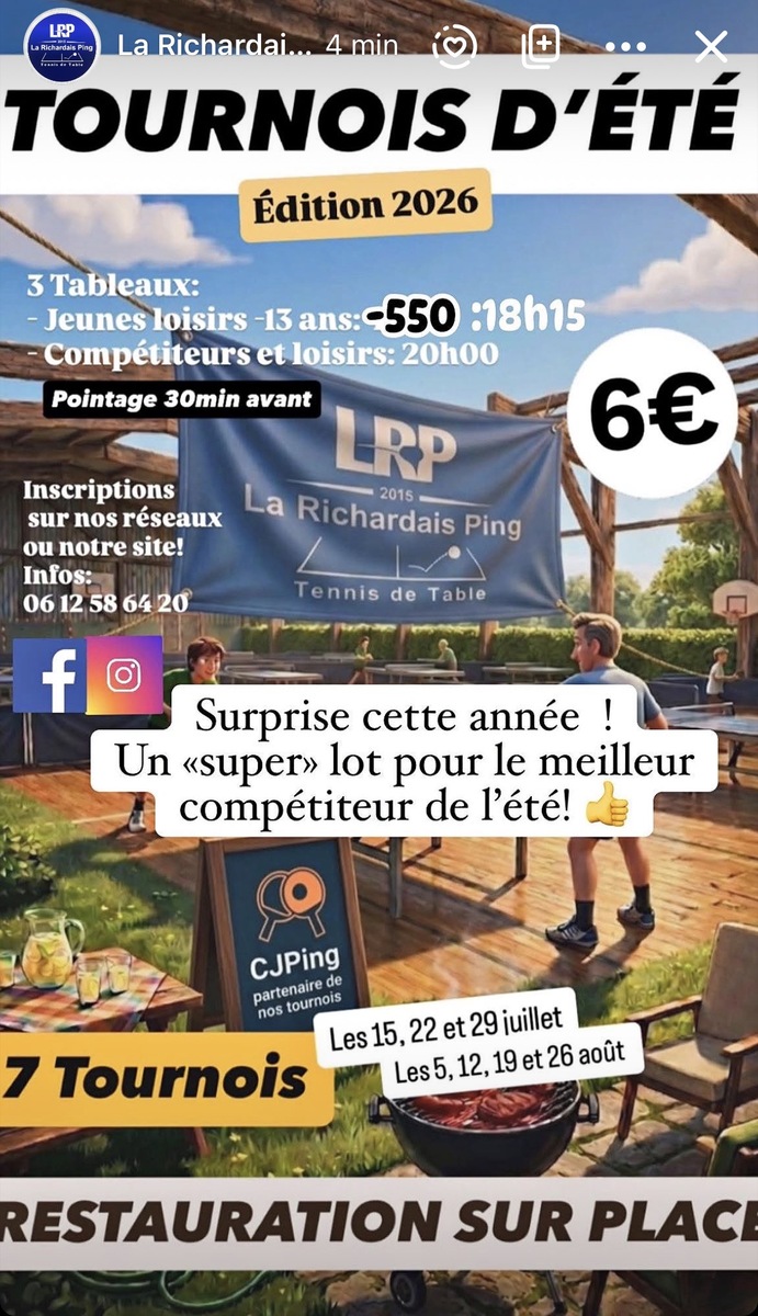 Tournois d’été