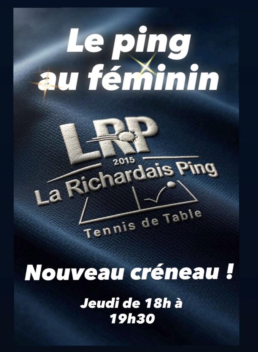 Le ping au féminin