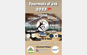 Tournois été 2023 