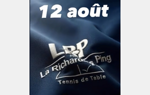 Inscription au tournoi du 12 août