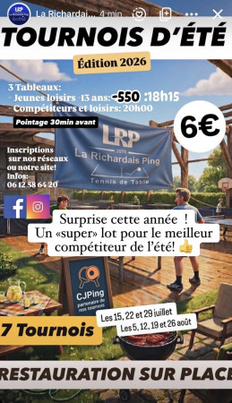 Tournois d’été