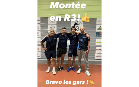 Montée en R3 ! 👍😀