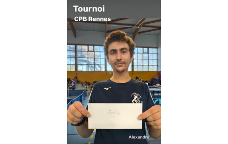 Résultats Tournoi du CPB Rennes 