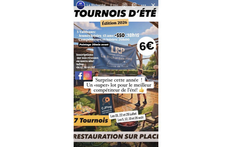 Tournois d’été