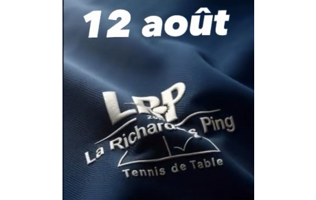 Inscription au tournoi du 12 août