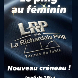 Le ping au féminin